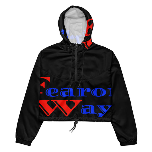 Women’s cropped logo windbreaker