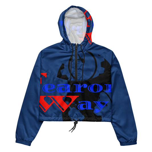 Women’s cropped logo windbreaker