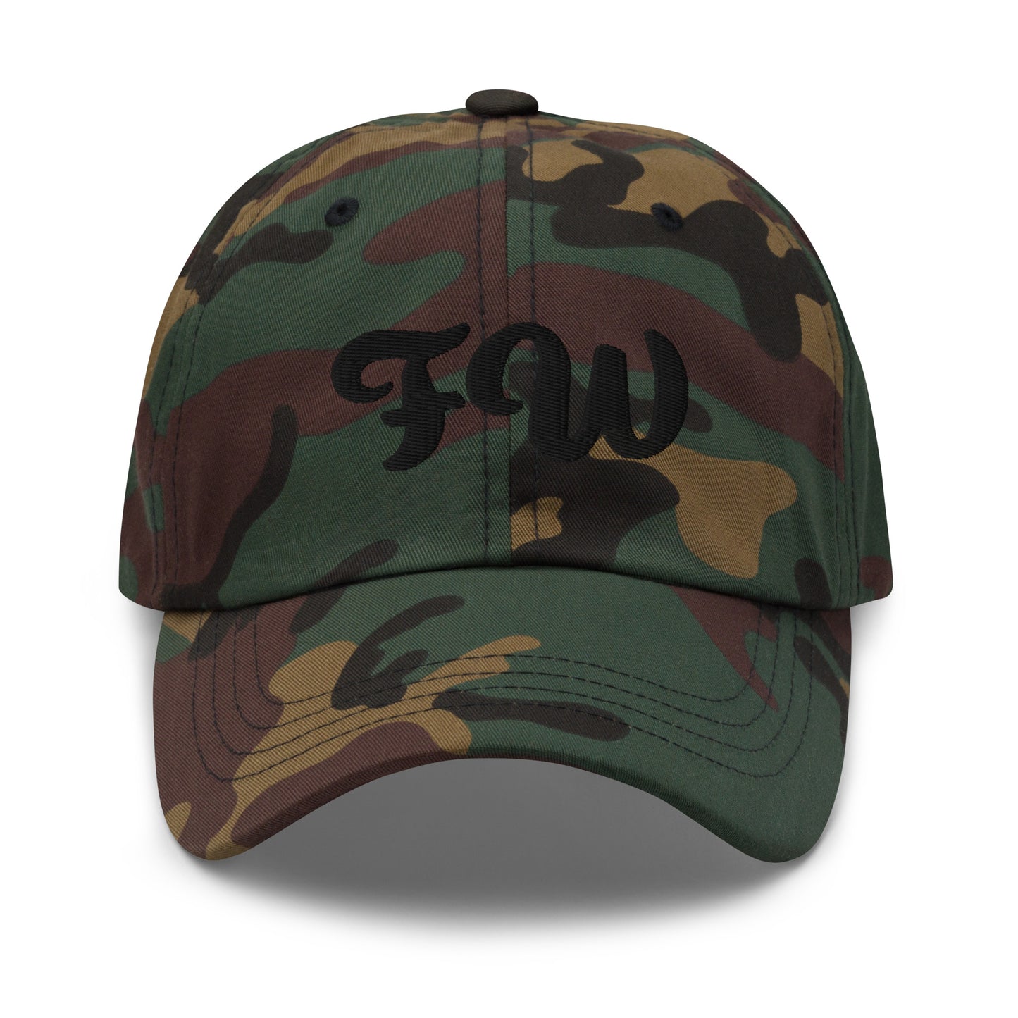 Bold script Dad hat