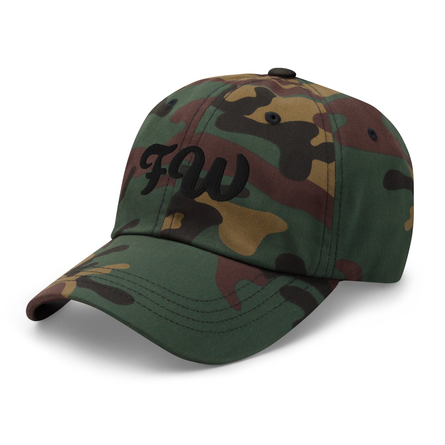 Bold script Dad hat