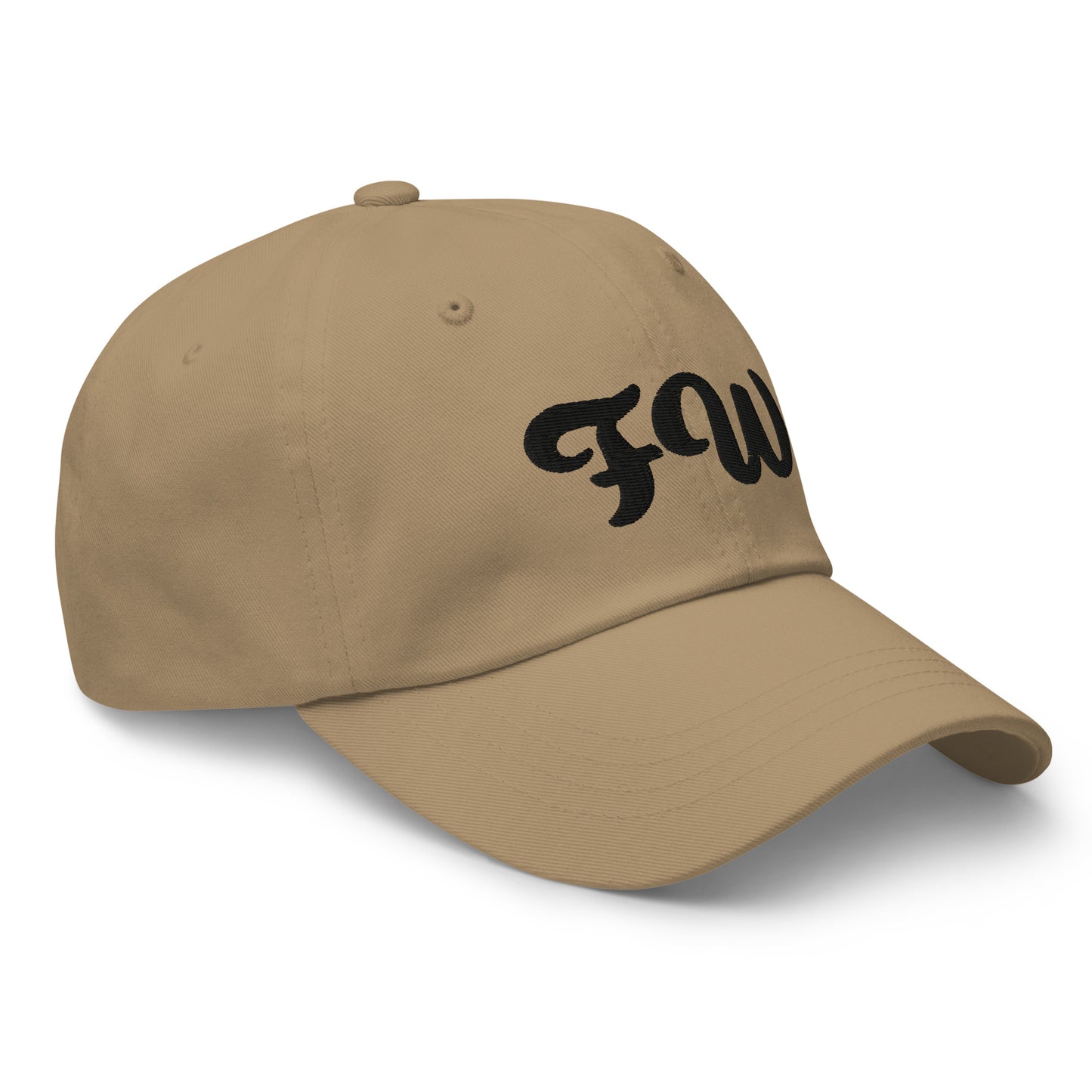 Bold script Dad hat