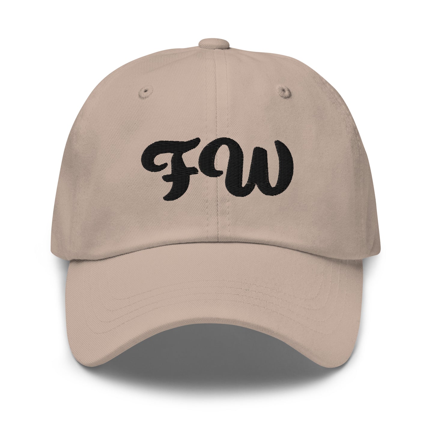 Bold script Dad hat