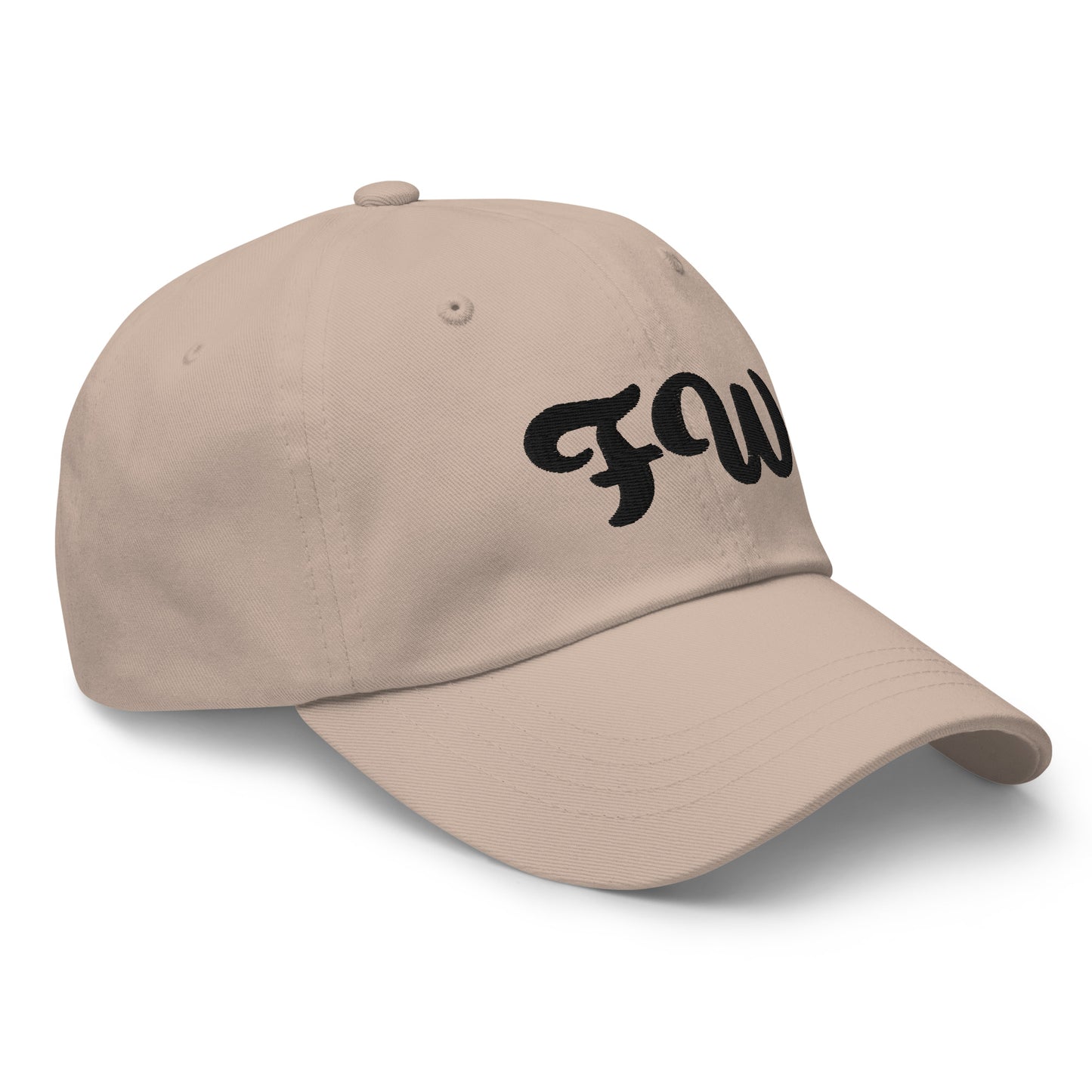 Bold script Dad hat