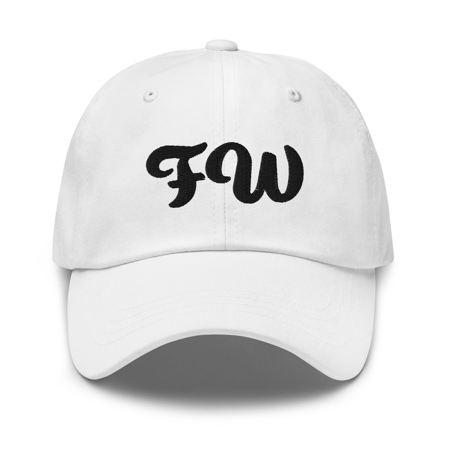 Bold script Dad hat